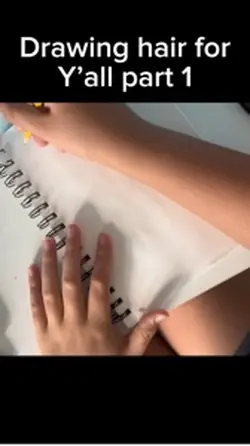 Hair drawing