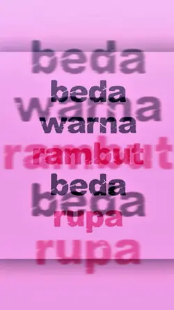 beda warna rambut