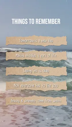 things to remember