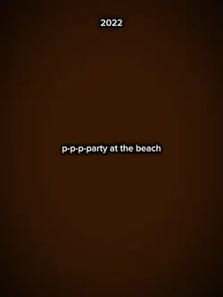 party at the beach