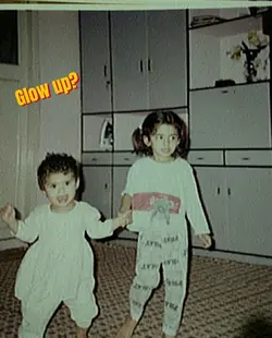 Childhood glow up 