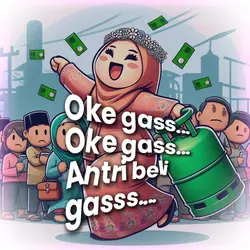 Oke gas antri gas