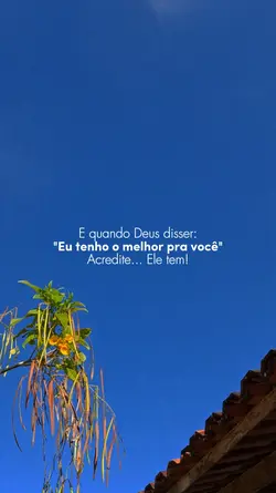 Deus tem o melhor