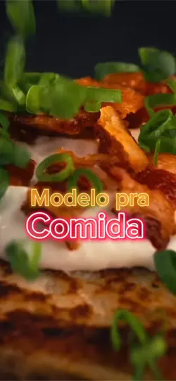 Modelo pra comida