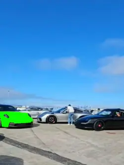 porsche green screen