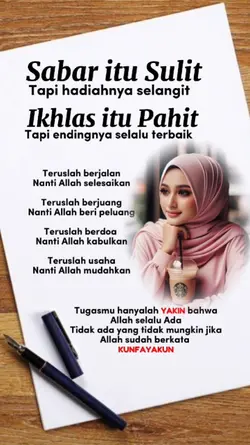 ikhlas itu pahit 