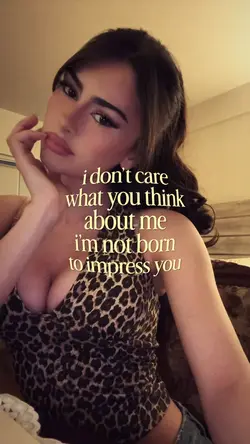 i don’t care