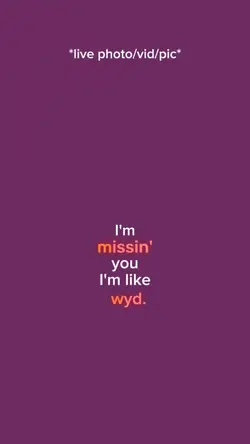 im missing you
