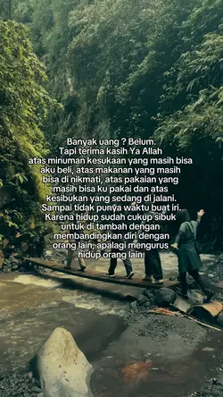 banyak uang? belum