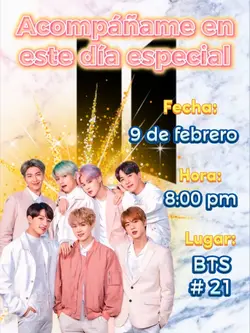 invitación BTS 1