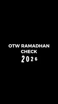 OTW RAMADHAN CHECK
