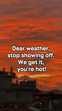 Dear weather, stop