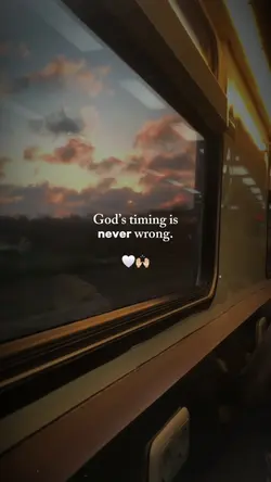 God's timing 