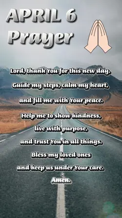 Aptil 6 - Prayer