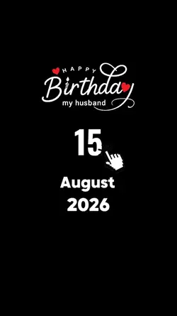 HBD HUSBAND 15 AUGUS