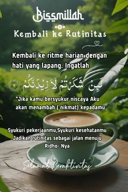 Kembali Ke Rutinitas