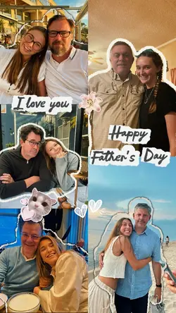 father's day collage