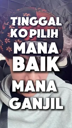 TINGGAL KO PILIH
