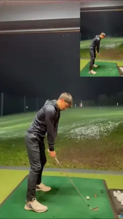 Golf shot vs Slo Mo🏌️