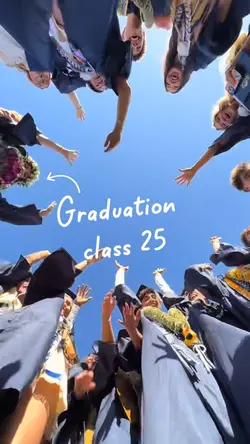 Graduation joy