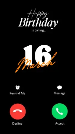 March 16 Birthday