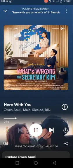 "Here With You" 