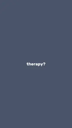 therapy.
