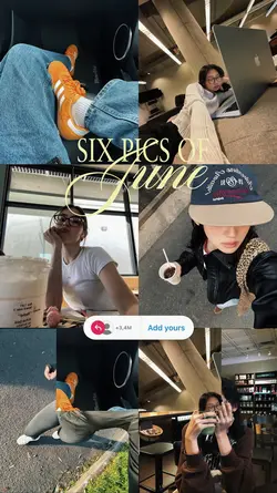 six pics of june 