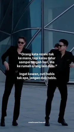 Cuti dah habis