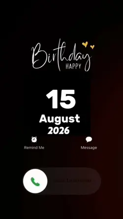 Hbd 15 August 2026