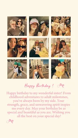 BIRTHDAY SISTER