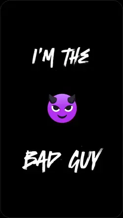 I’m the bad guy 😈