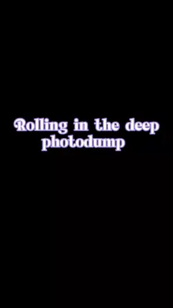 Rolling in the deep