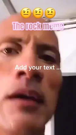 The rock meme 🤨🤨