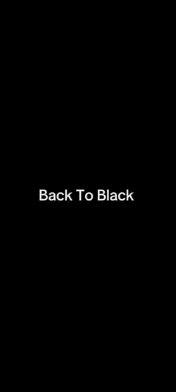 Back To Black 