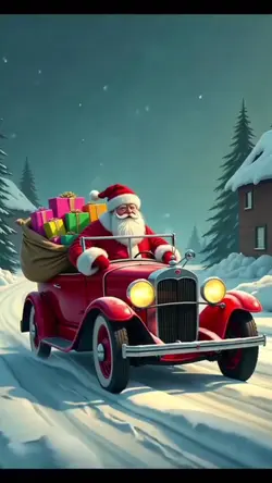 Santa Xmas vehicle 