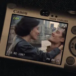 Retro camera footage