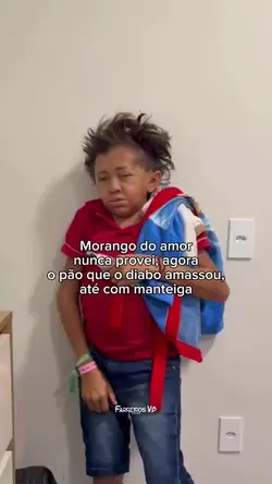 Morango não, agora o