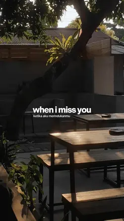 when i miss you