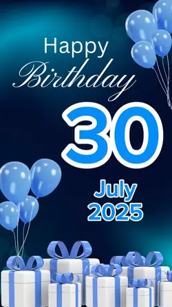 birthday 30 July