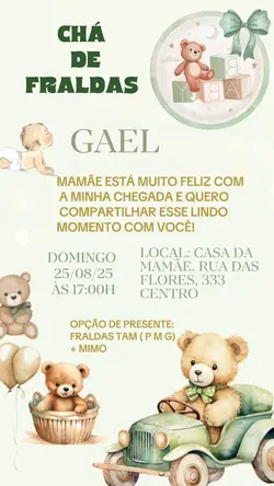 Chá de fraldas 