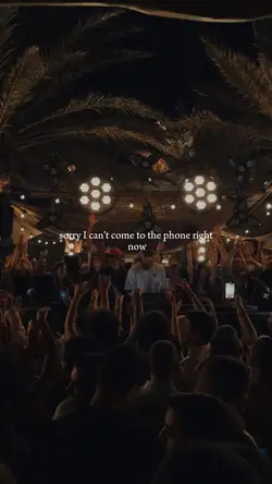 sorry I can't come