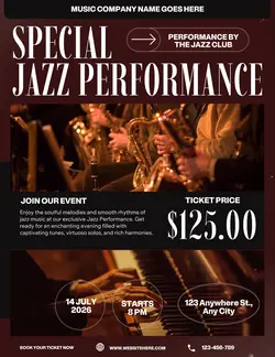 Music Event Poster 🎺