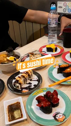 It’s sushi time