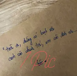 1 PIC Buồn