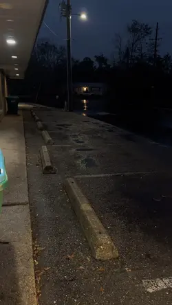 The night and rain 