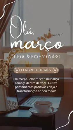 Bem-vindo Março