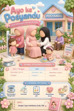 Jadwal Posyandu 3D
