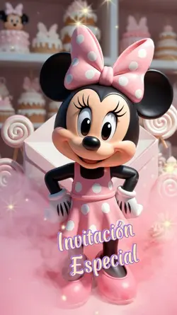 Invitacion minnie 