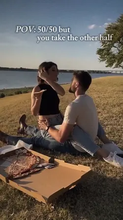 POV: but u take half